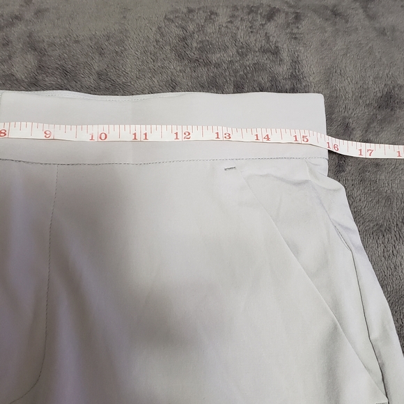 Athleta Tribeca  Tern Gray Cropped Wide Leg Pants Size 4 - Picture 9 of 16